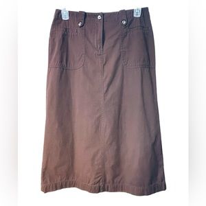 Medium Lightweight Brown Skirt Petite